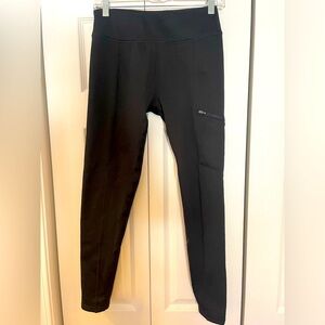 Black Gerry leggings in black, size youth small.